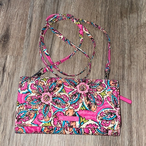 Vera Bradley Handbags - Vera Bradley Crossbody/Wristlet Wallet